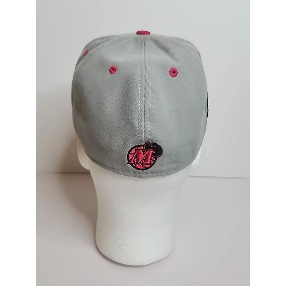 Dallas Mavericks New Era 59Fifty Hardwood Classics Hat Cap 7 1/8 Pink Gray